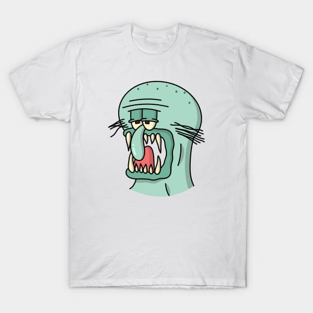 Sucky squidward T-Shirt by robchick